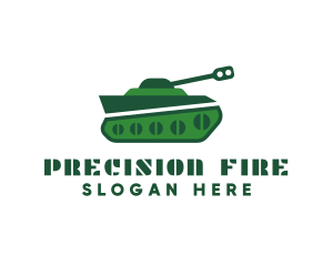 Army Vehicle Tank logo design