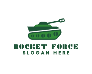 Missile - Army Vehicle Tank logo design