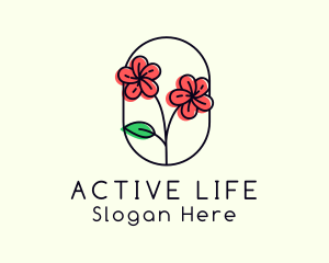 Anemone Flower Garden Logo