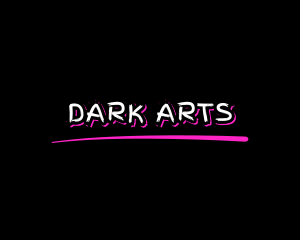 Neon Graffiti Street Art logo design