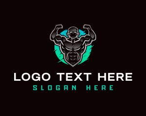 Bodybuilding - Muscle Man Gym logo design