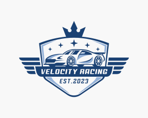 Racing Car Motorsport logo design