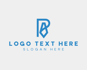 Corporate - Businessman Tie Letter R logo design