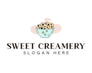 Sweet Cookie Dessert logo design