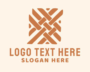 Handicraft Wicker Weaving Logo