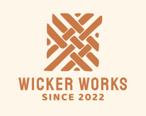 Wicker - Handicraft Wicker Weaving logo design