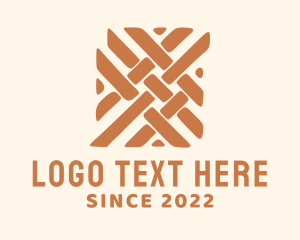 Jute - Handicraft Wicker Weaving logo design