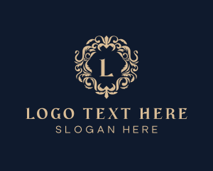Souvenir Store - Luxury Botanical Flower logo design