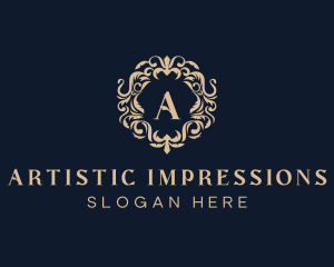 Luxury Botanical Flower logo design