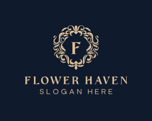 Luxury Botanical Flower logo design