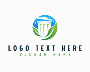 Waste Disposal - Garbage Disposal Sanitation logo design