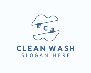 Washer - Pressure Washer Cleaning logo design