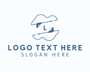 Cloud - Pressure Washer Cleaning logo design