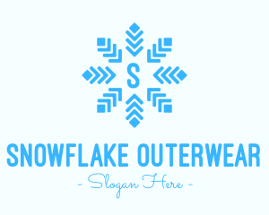 Diamond Snowflake Lettermark  logo design