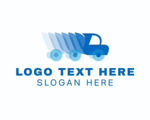 Trailer - Logistics Delivery Truck logo design