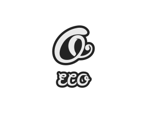 Cursive Stylish Script Letter O Logo