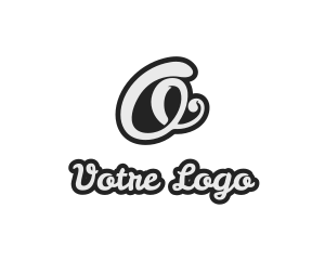 Professional - Cursive Stylish Script Letter O logo design