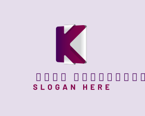 Technology - 3D Tech Letter K logo design