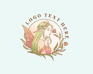 Fairy - Enchanted Fairy Elf logo design