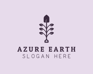 Garden Shovel Plant logo design