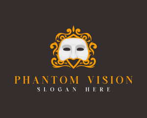 Phantom - Ornamental Classic Masquerade logo design