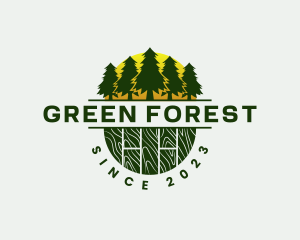 Woodwork Carpentry Forest logo design