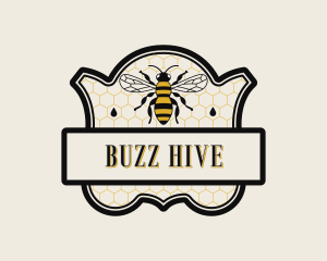 Bee - Bee Honey Droplet logo design