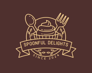 Cupcake Confectionery Baking logo design