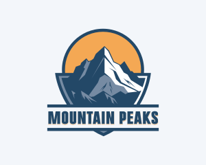 Peak Mountain Adventure logo design