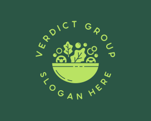 Vegetarian Salad Bowl Logo