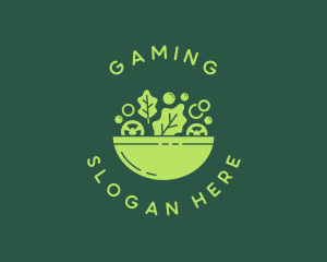 Vegetarian Salad Bowl Logo