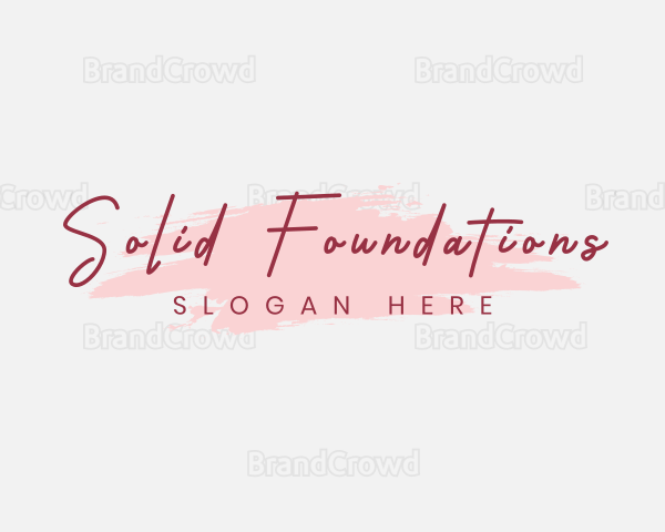 Generic Feminine Watercolor Logo