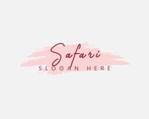 Fragrance - Generic Feminine Watercolor logo design