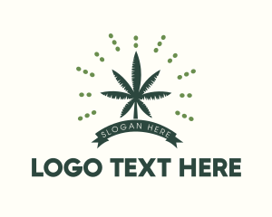 Palm Tree Weed Logo