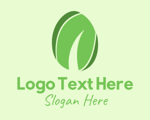 Green - Green Organic Egg logo design