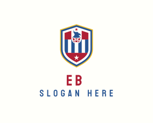 Football - Sports Bird Shield logo design