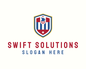 Swift - Sports Bird Shield logo design