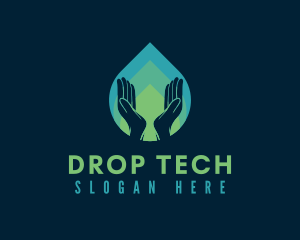 Drop - Water Drop Handwashing logo design