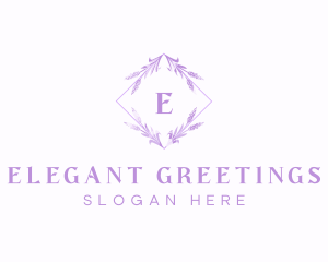 Floral Wedding Event logo design