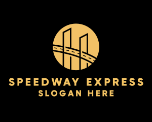 Expressway - Bridge Road Contractor logo design