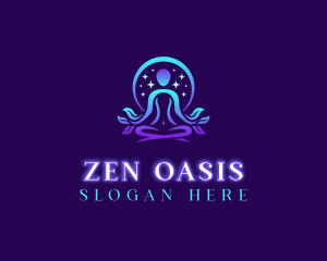 Zen Meditation Wellness logo design