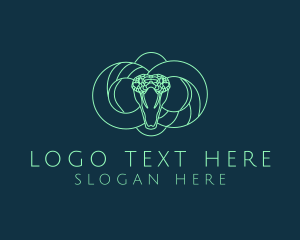 Wildlife Conservation - Serpent Viper Snake logo design