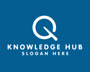Modern - Tech Agency Digital Letter Q logo design