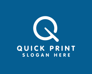 Tech Agency Digital Letter Q logo design