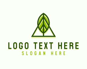 Botanical - Nature Leaf Camp logo design