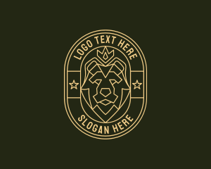 Bear Animal Heraldry Logo