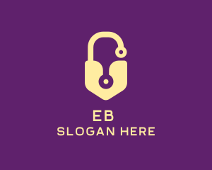 General - Digital Lock & Key logo design