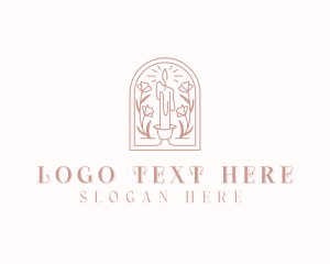 Wellness - Candle Spa Decor logo design