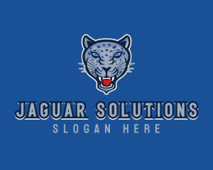 Jaguar - Angry Jaguar Varsity logo design