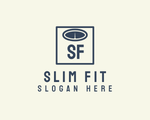 Weight Loss - Medical Weighing Scale logo design